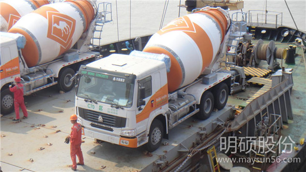 《中联重科出口》搅拌机设备出口非洲海运运输